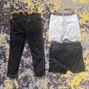 Baby Gap Girls Lot of Biker Shorts & Jeggings